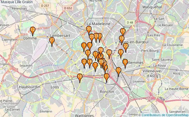 plan Musique Lille Associations musique Lille : 430 associations