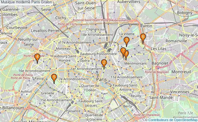 plan Musique moderne Paris Associations musique moderne Paris : 9 associations