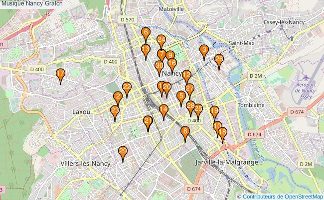 plan Musique Nancy Associations musique Nancy : 108 associations