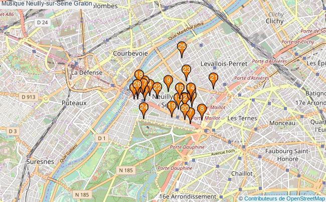plan Musique Neuilly-sur-Seine Associations musique Neuilly-sur-Seine : 32 associations