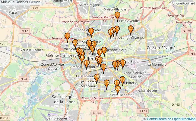 plan Musique Rennes Associations musique Rennes : 317 associations
