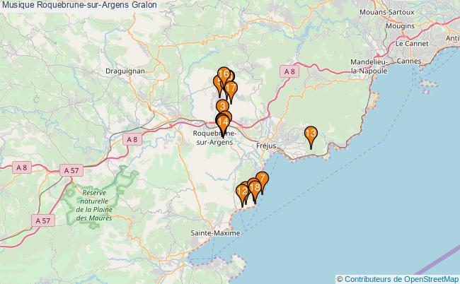 plan Musique Roquebrune-sur-Argens Associations musique Roquebrune-sur-Argens : 20 associations