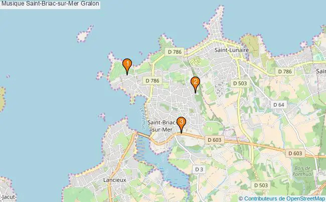 plan Musique Saint-Briac-sur-Mer Associations musique Saint-Briac-sur-Mer : 2 associations