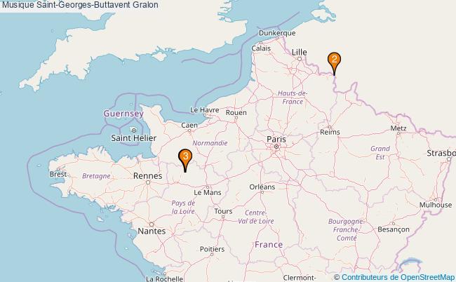 plan Musique Saint-Georges-Buttavent Associations musique Saint-Georges-Buttavent : 3 associations