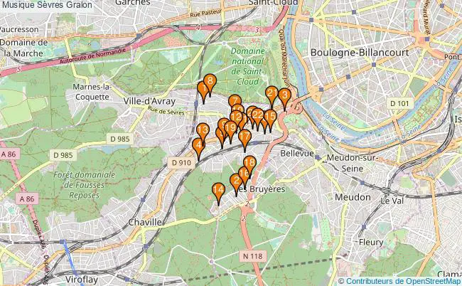 plan Musique Sèvres Associations musique Sèvres : 24 associations