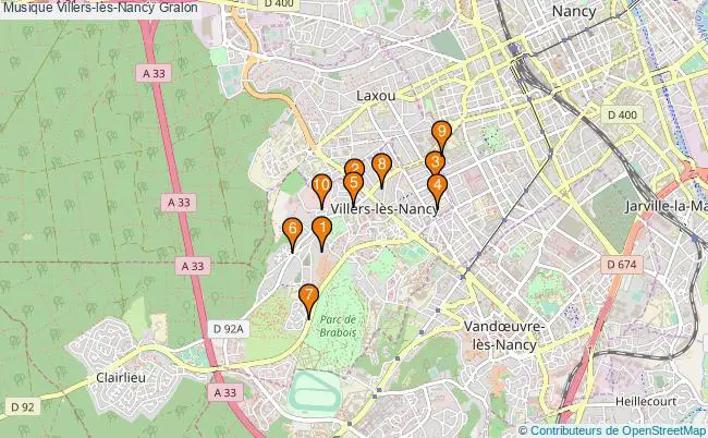plan Musique Villers-lès-Nancy Associations musique Villers-lès-Nancy : 9 associations