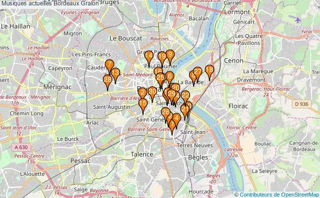 plan Musiques actuelles Bordeaux Associations musiques actuelles Bordeaux : 39 associations