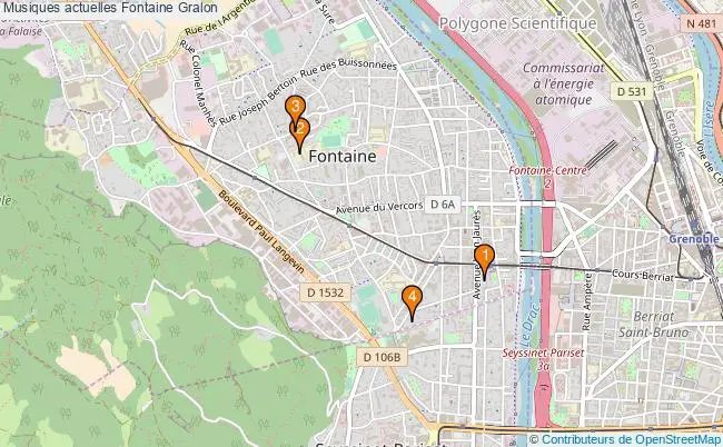 plan Musiques actuelles Fontaine Associations musiques actuelles Fontaine : 3 associations