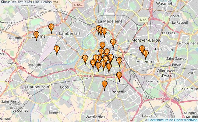 plan Musiques actuelles Lille Associations musiques actuelles Lille : 79 associations