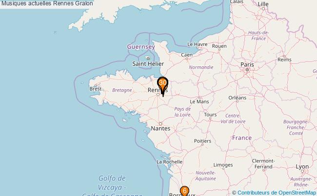 plan Musiques actuelles Rennes Associations musiques actuelles Rennes : 74 associations