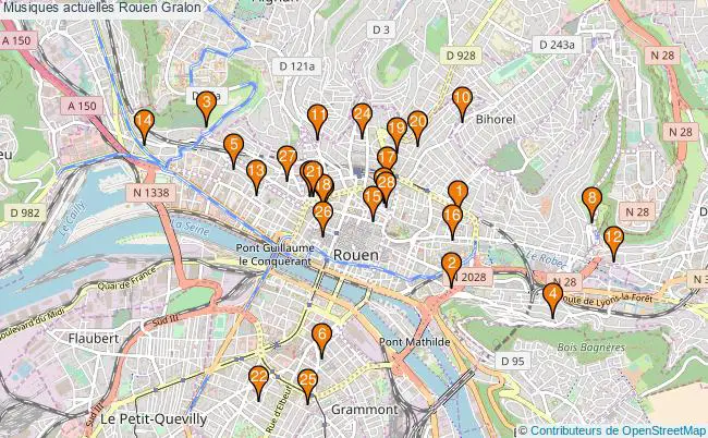 plan Musiques actuelles Rouen Associations musiques actuelles Rouen : 30 associations