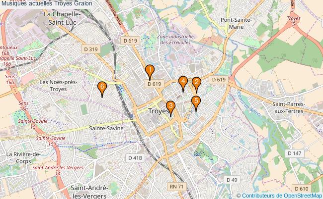 plan Musiques actuelles Troyes Associations musiques actuelles Troyes : 7 associations