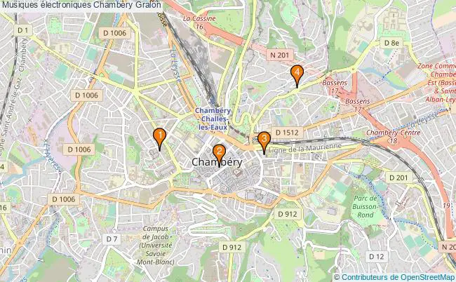 plan Musiques électroniques Chambéry Associations musiques électroniques Chambéry : 4 associations