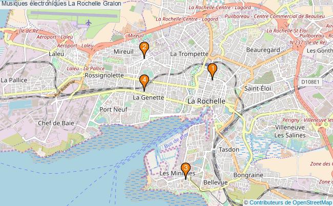 plan Musiques électroniques La Rochelle Associations musiques électroniques La Rochelle : 3 associations