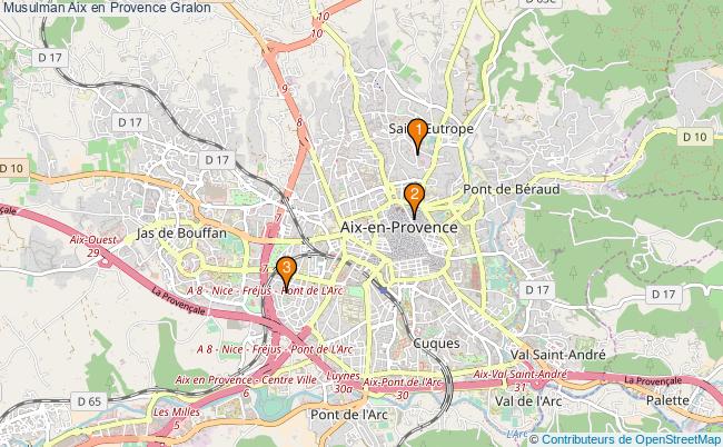 plan Musulman Aix en Provence Associations musulman Aix en Provence : 6 associations