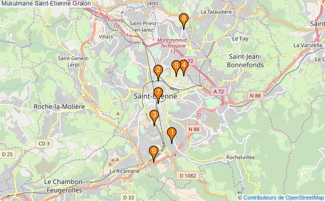 plan Musulmane Saint-Etienne Associations musulmane Saint-Etienne : 9 associations
