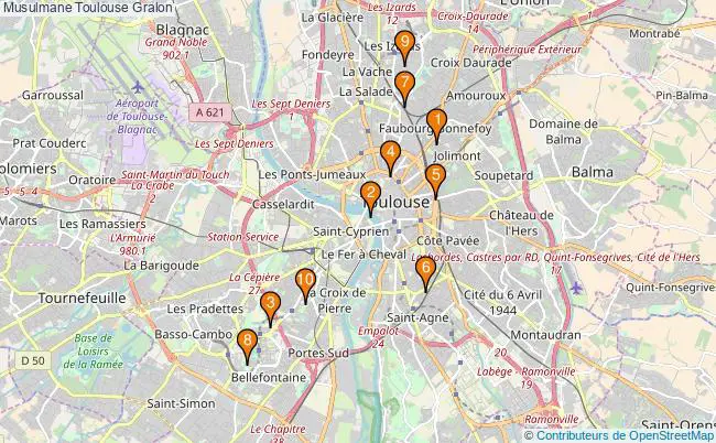 plan Musulmane Toulouse Associations musulmane Toulouse : 11 associations