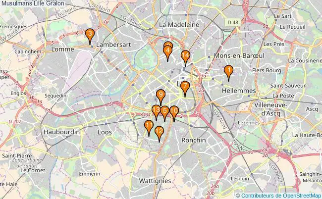 plan Musulmans Lille Associations musulmans Lille : 15 associations