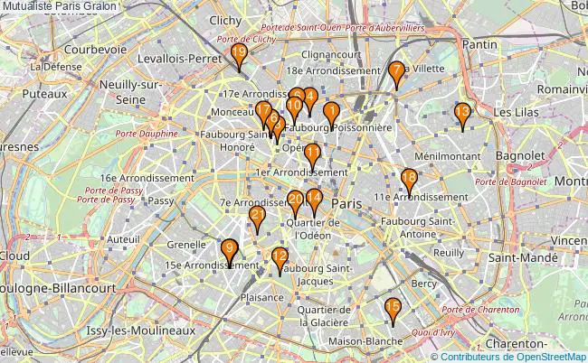 plan Mutualiste Paris Associations mutualiste Paris : 23 associations