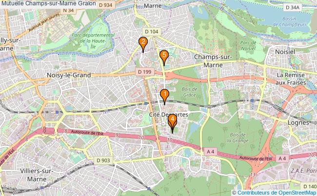 plan Mutuelle Champs-sur-Marne Associations mutuelle Champs-sur-Marne : 5 associations