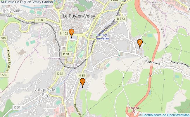 plan Mutuelle Le Puy-en-Velay Associations mutuelle Le Puy-en-Velay : 3 associations