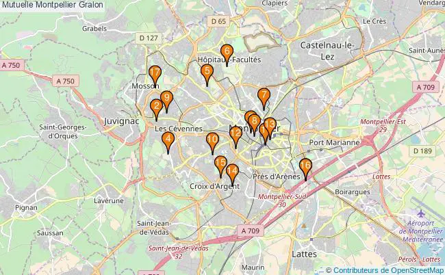 plan Mutuelle Montpellier Associations mutuelle Montpellier : 18 associations