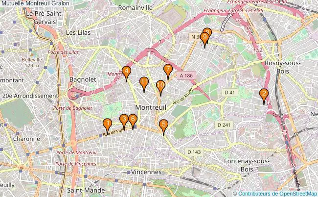 plan Mutuelle Montreuil Associations mutuelle Montreuil : 12 associations