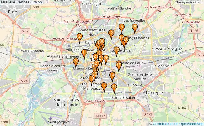 plan Mutuelle Rennes Associations mutuelle Rennes : 43 associations
