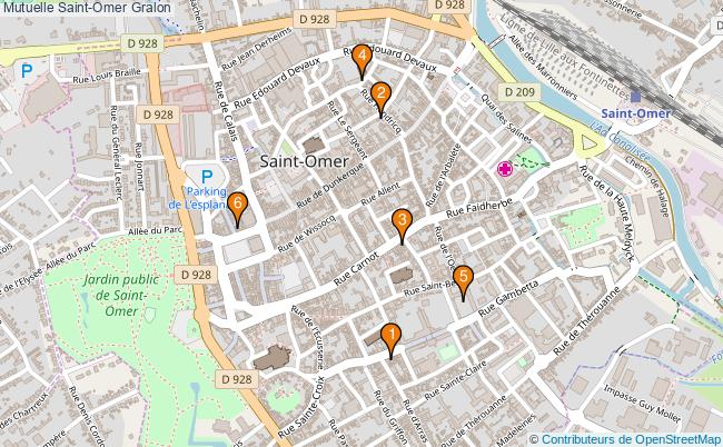 plan Mutuelle Saint-Omer Associations mutuelle Saint-Omer : 7 associations