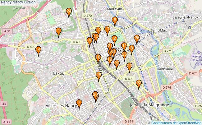 plan Nancy Nancy Associations Nancy Nancy : 388 associations