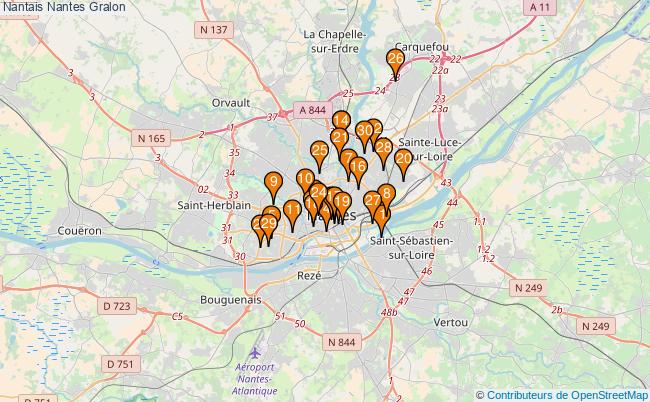 plan Nantais Nantes Associations Nantais Nantes : 114 associations
