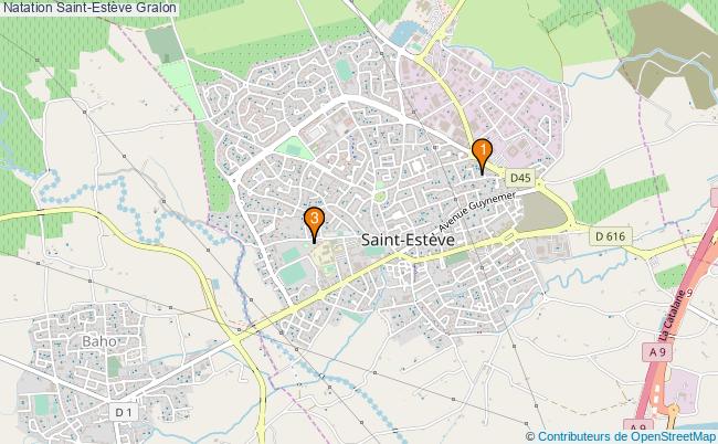 plan Natation Saint-Estève Associations natation Saint-Estève : 4 associations