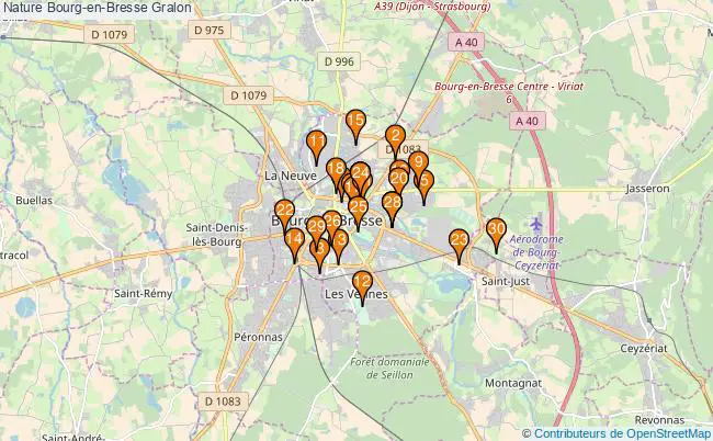 plan Nature Bourg-en-Bresse Associations Nature Bourg-en-Bresse : 40 associations