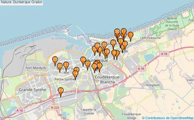 plan Nature Dunkerque Associations Nature Dunkerque : 45 associations