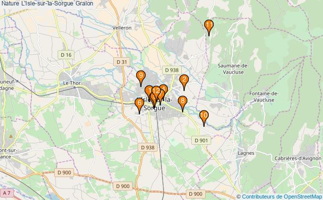 plan Nature L'Isle-sur-la-Sorgue Associations Nature L'Isle-sur-la-Sorgue : 14 associations