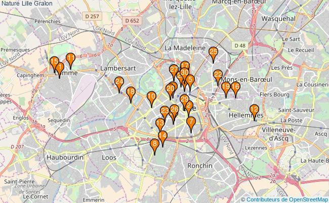 plan Nature Lille Associations Nature Lille : 173 associations