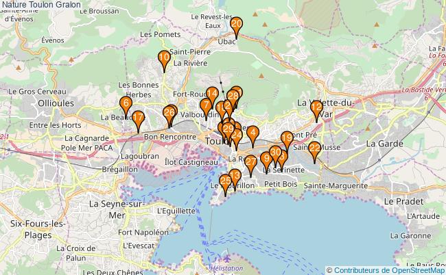 plan Nature Toulon Associations Nature Toulon : 100 associations