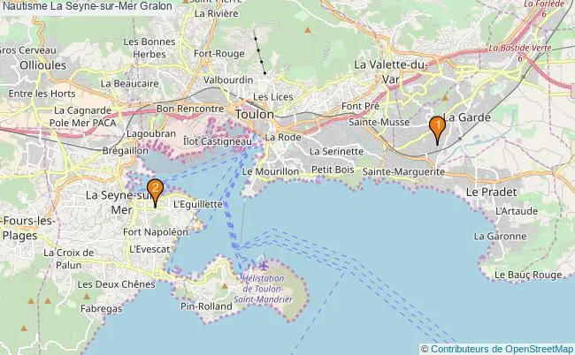 plan Nautisme La Seyne-sur-Mer Associations nautisme La Seyne-sur-Mer : 3 associations