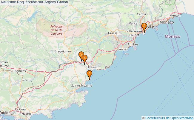 plan Nautisme Roquebrune-sur-Argens Associations nautisme Roquebrune-sur-Argens : 4 associations