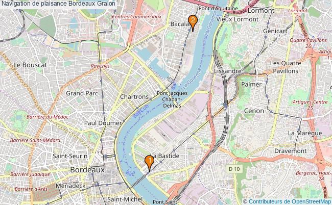 plan Navigation de plaisance Bordeaux Associations navigation de plaisance Bordeaux : 2 associations