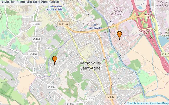 plan Navigation Ramonville-Saint-Agne Associations navigation Ramonville-Saint-Agne : 3 associations