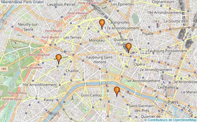 plan Néerlandaise Paris Associations néerlandaise Paris : 4 associations