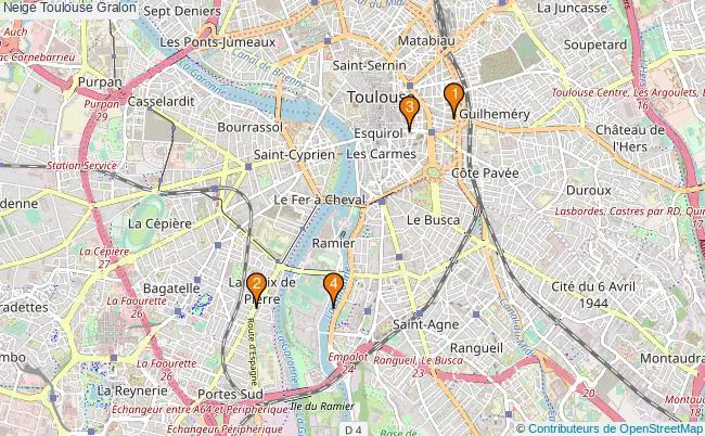 plan Neige Toulouse Associations neige Toulouse : 5 associations