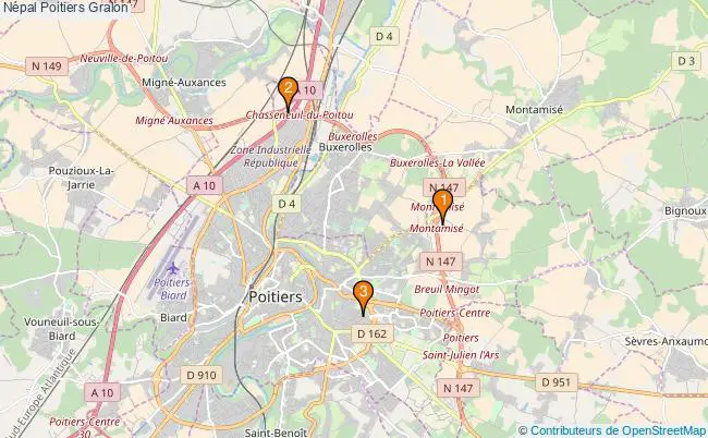 plan Népal Poitiers Associations Népal Poitiers : 2 associations