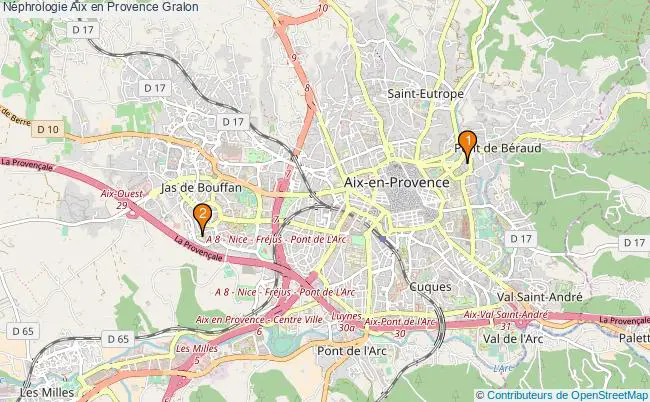 plan Néphrologie Aix en Provence Associations néphrologie Aix en Provence : 2 associations