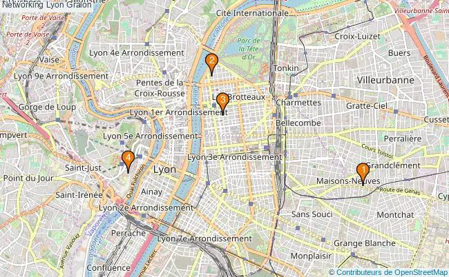 plan Networking Lyon Associations networking Lyon : 4 associations
