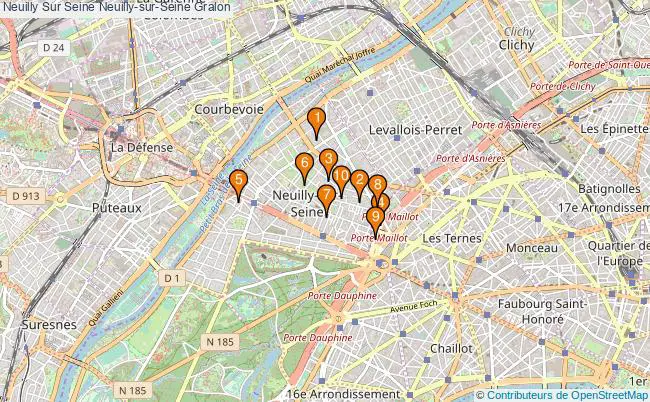 plan Neuilly Sur Seine Neuilly-sur-Seine Associations Neuilly Sur Seine Neuilly-sur-Seine : 11 associations