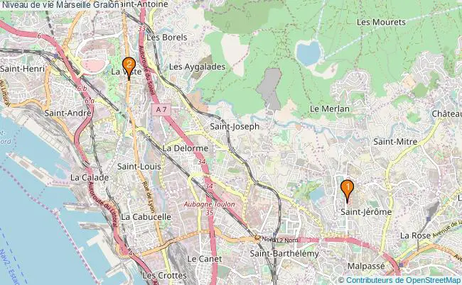 plan Niveau de vie Marseille Associations niveau de vie Marseille : 2 associations