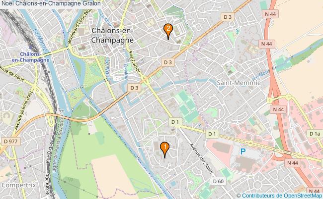 plan Noël Châlons-en-Champagne Associations Noël Châlons-en-Champagne : 2 associations