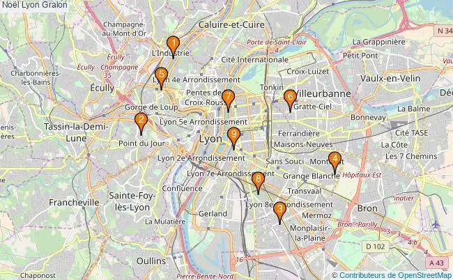 plan Noël Lyon Associations Noël Lyon : 9 associations